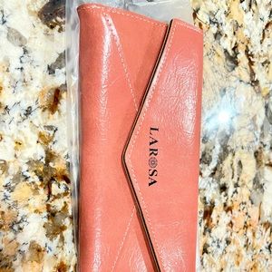 Brand new leather wallet - Rose color